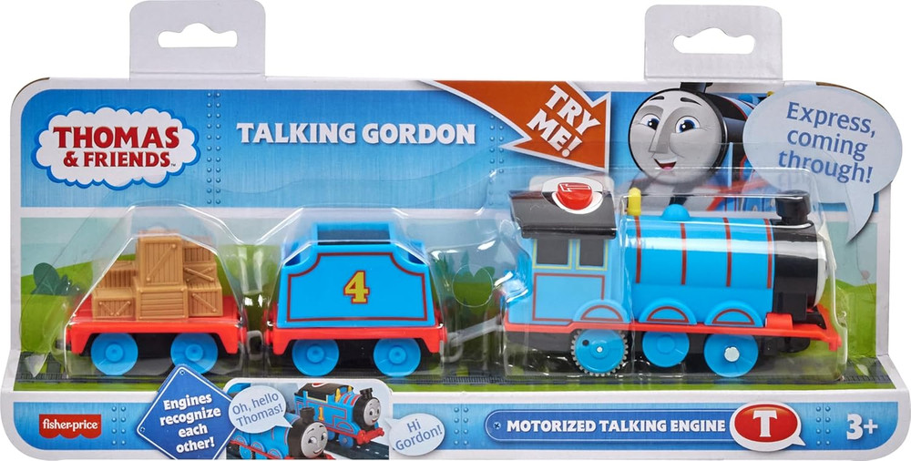 ​Thomas & Friends Motorized Toy Train Talking Gordon Battery-Powered Engine with