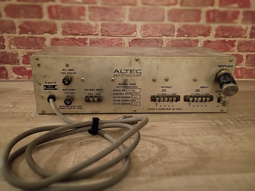 Altec Active Equalizer 1650