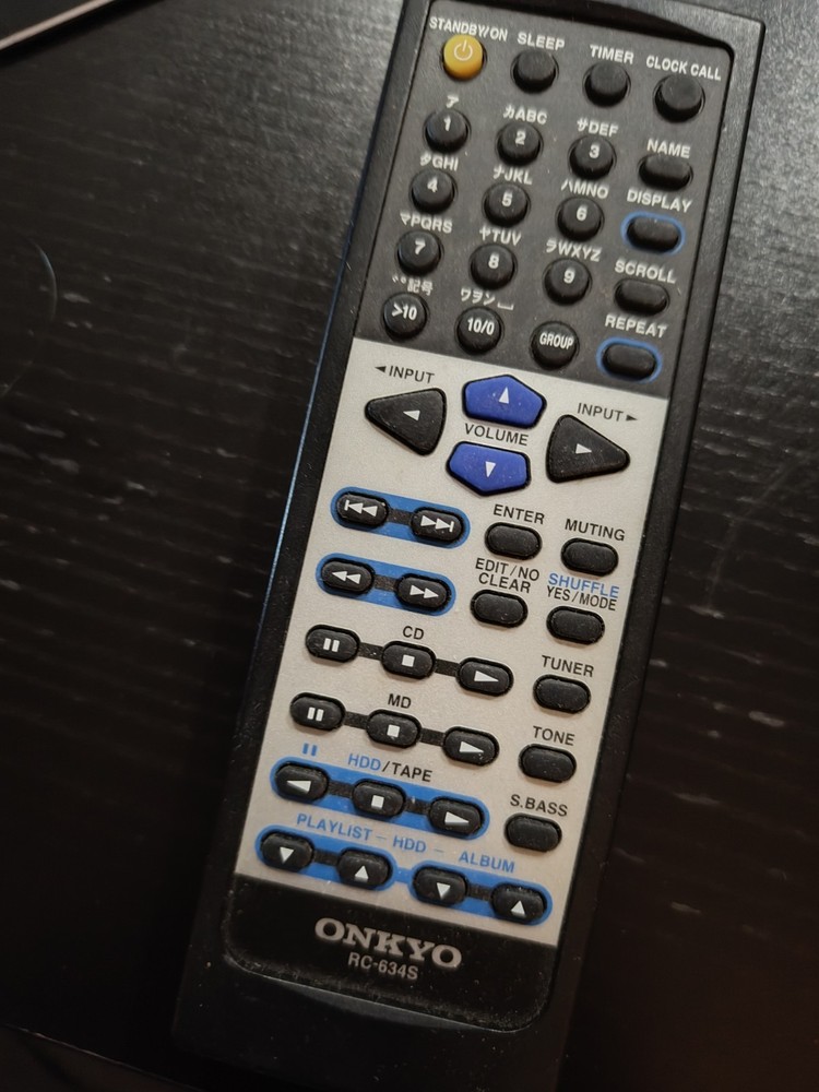ONKYO D-T1 CD MD Player Silver Operation Confirmed w/remote