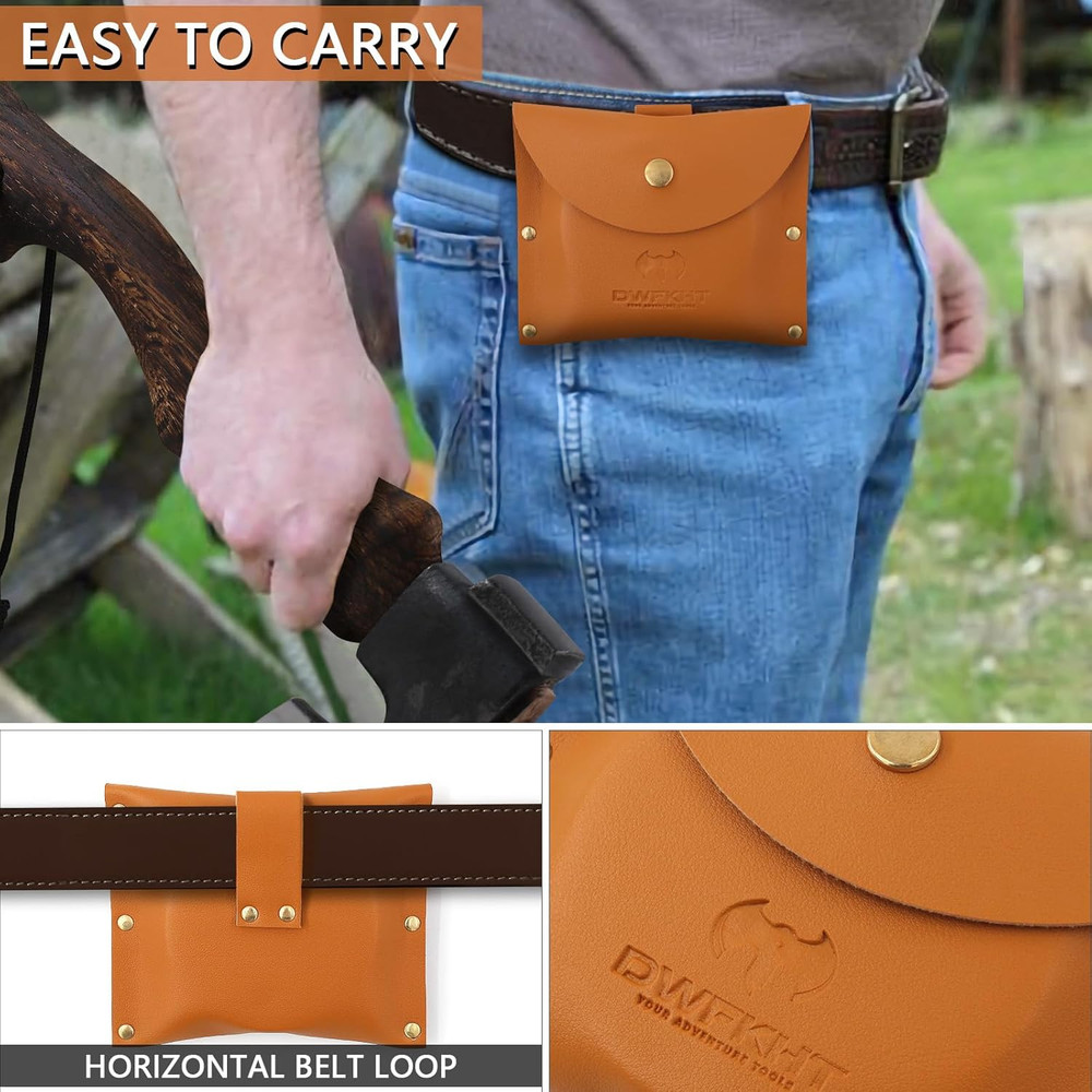 Axe Sharpener - Hatchet/Machete Sharpening Stone, Whetstone Blade & Tool Sharpen