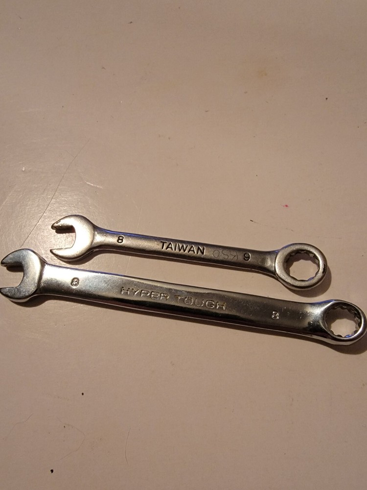 Lot Of 2 Hyper Tough Replacement Wrenches 8 9 Chrome Vanadium