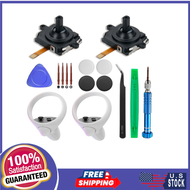 2 Pack Joystick Replacement for Oculus Quest 2/3 Controller/Meta Quest 2/3 Contr