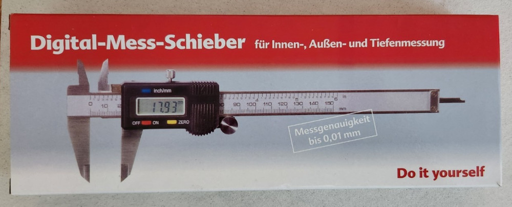 DIGITAL ELECTRONIC 6'' HARDENED STAINLESS CALIPER