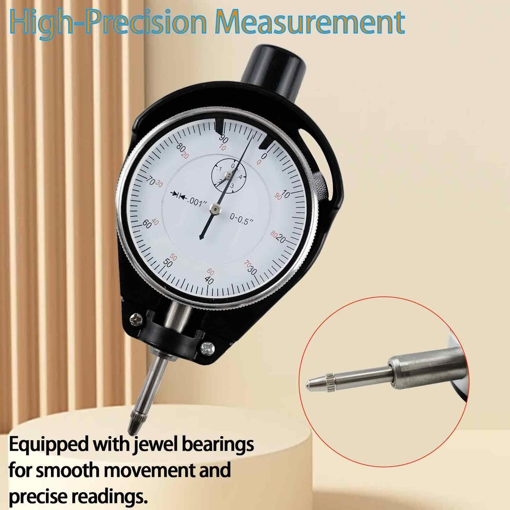 YuYBrightmi Dial Indicator Bore Gage 2" - 6" Range(0.001"), Indicator...