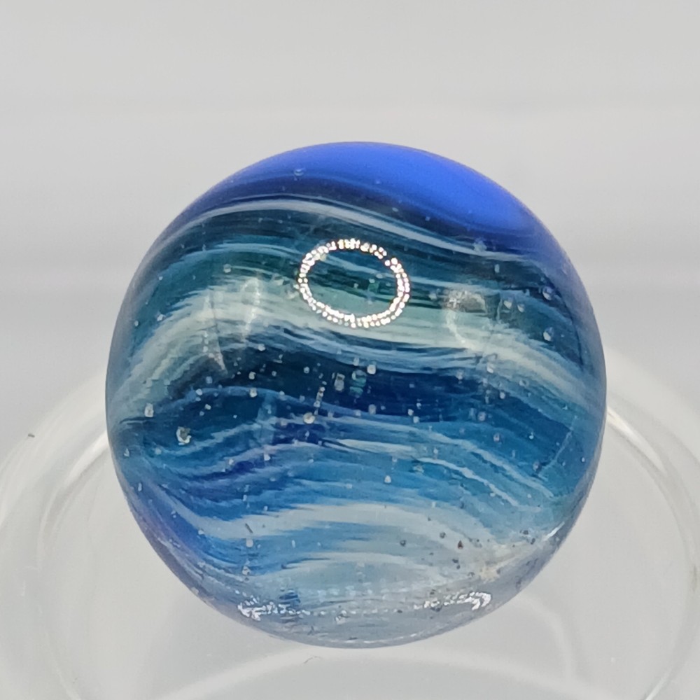 .61" Vintage Vitro Blue Phantom Conqueror Marble #Q98