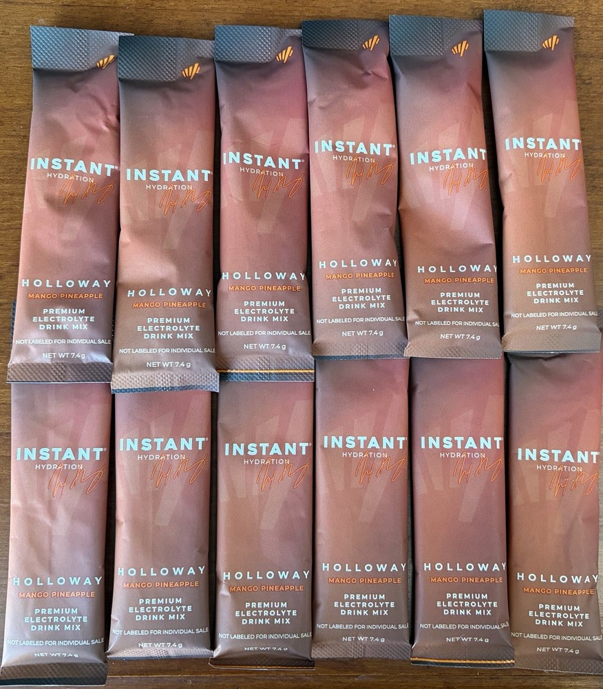 Instant Hydration ~ Max Holloway, 12 Pack~ Mango Pineapple Hydration Electrolyte