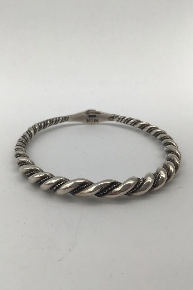 Danish Museum replica Viking Sterling Silver Bangle Measures