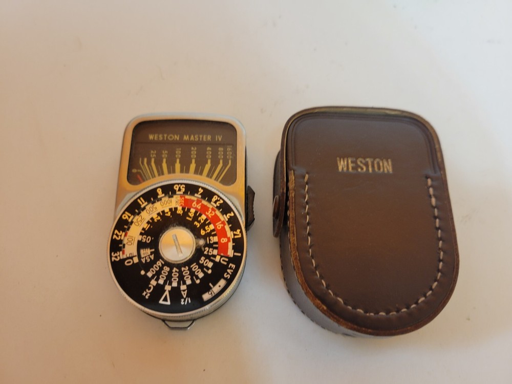 Weston Master IV Exposure Meter Model 745 with Leather Case