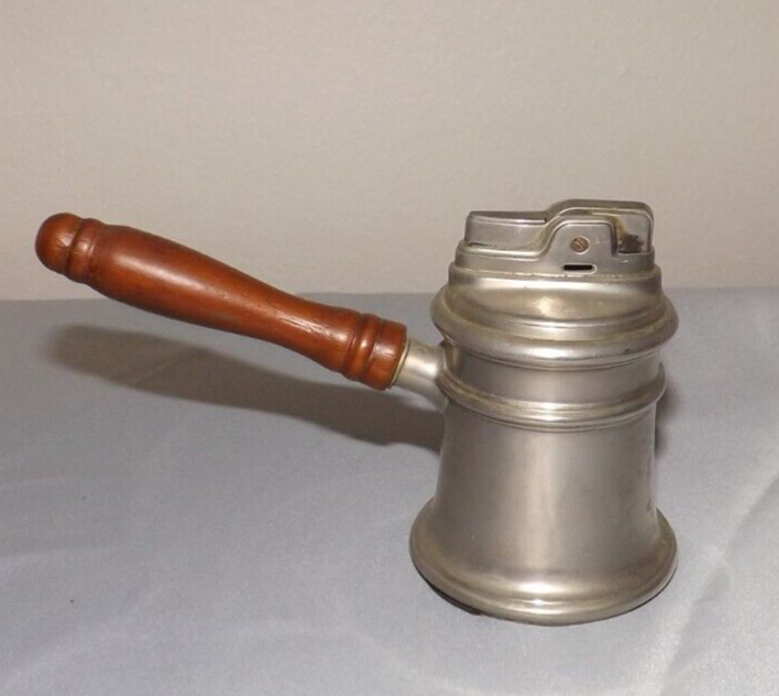 Ronson Lighter Metal with Wood Handle Colony Non Working