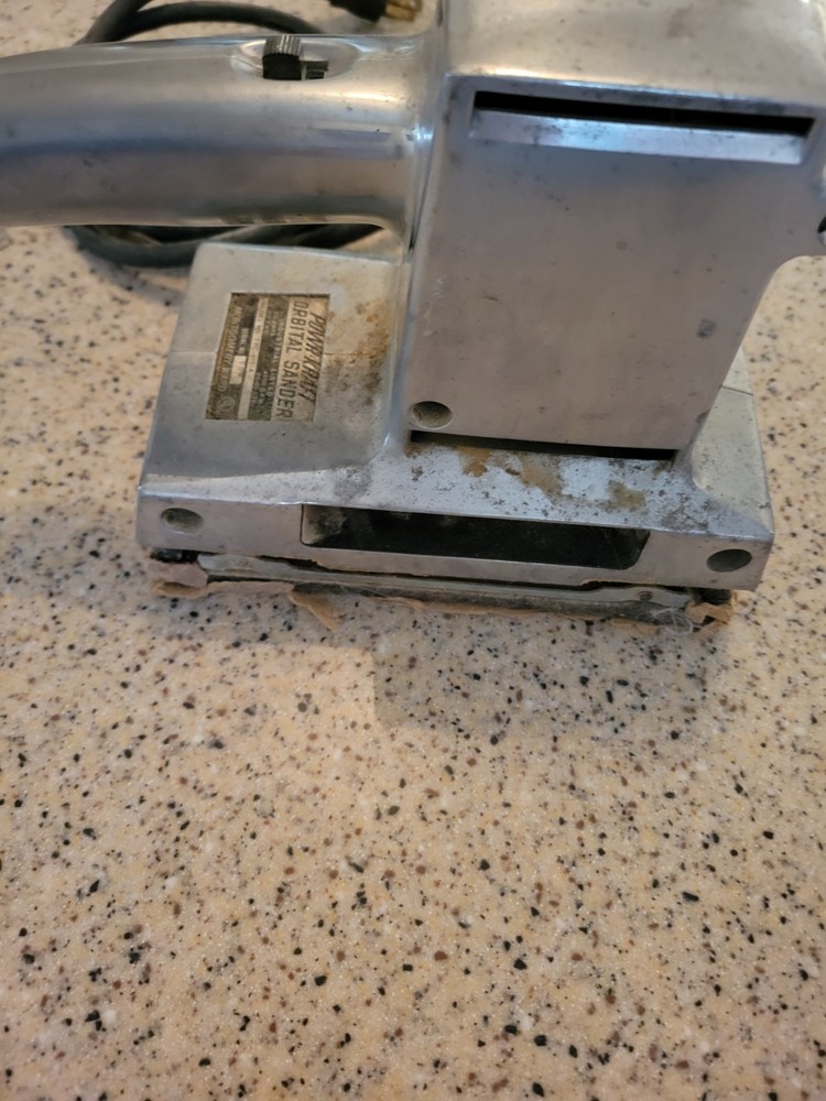 Powr-kraft Vtg Orbital Sander TPC-8151A