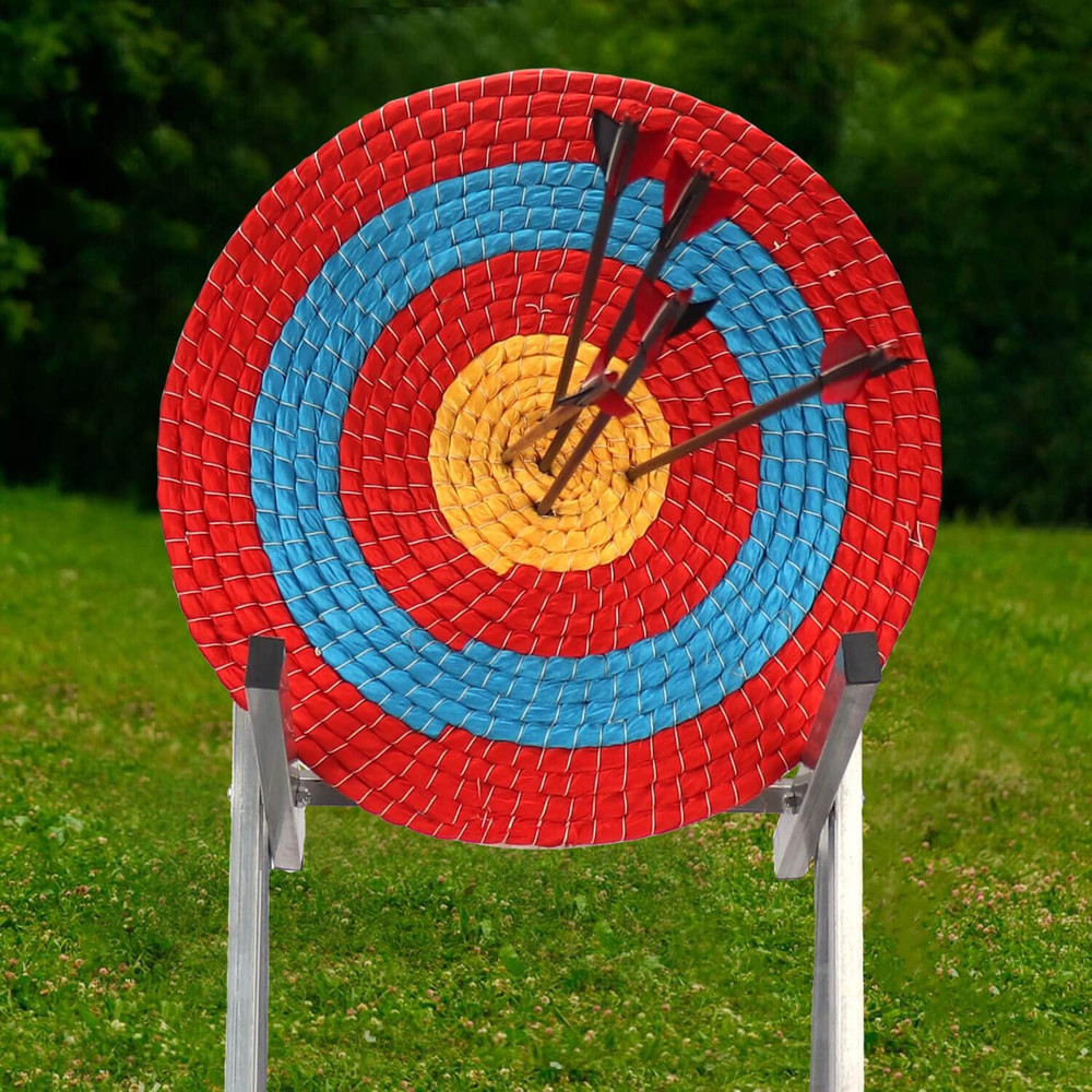 Archery Targets Traditional Solid Straw round Archery Target Shooting Bow Colour
