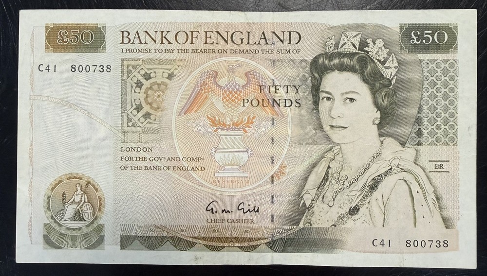 Old Fifty £50 Pound Note Excellent Condition