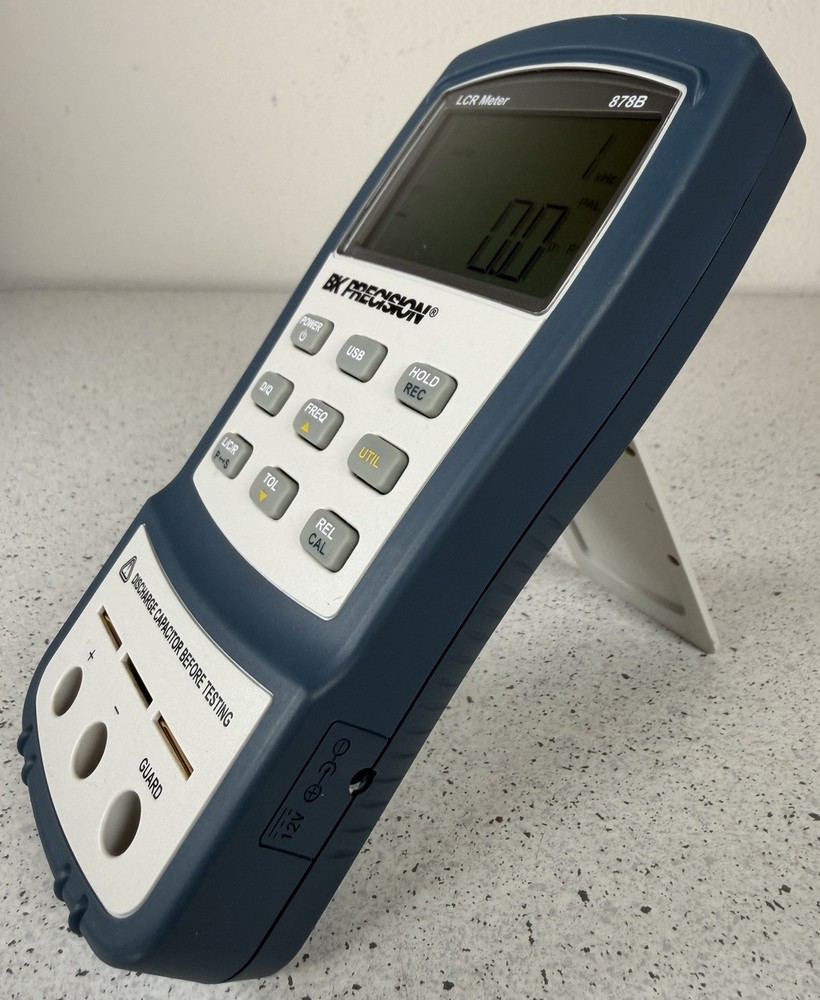 BK Precision 878B Dual-Display Handheld LCR Meter Clean!!