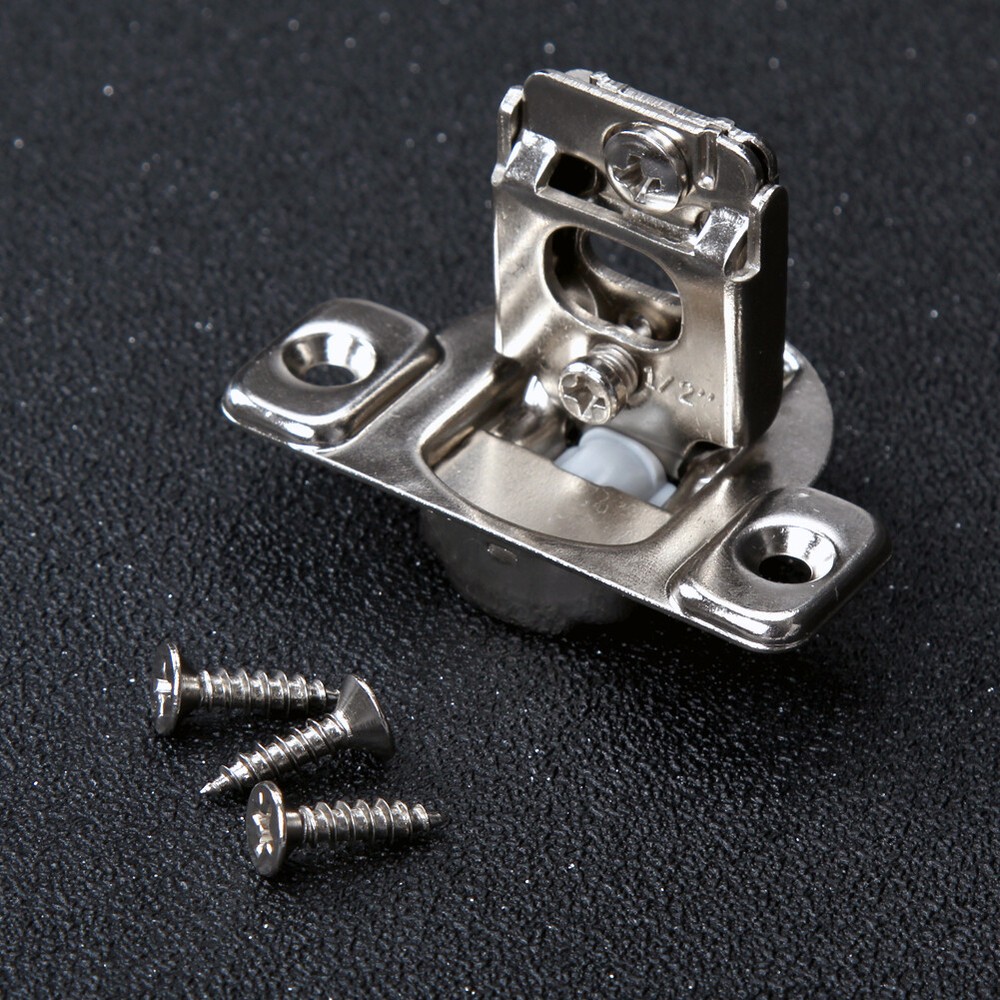 20 Pack 1/2" Overlay Soft Close Face Frame 105° Compact Cabinet Hinges Handware