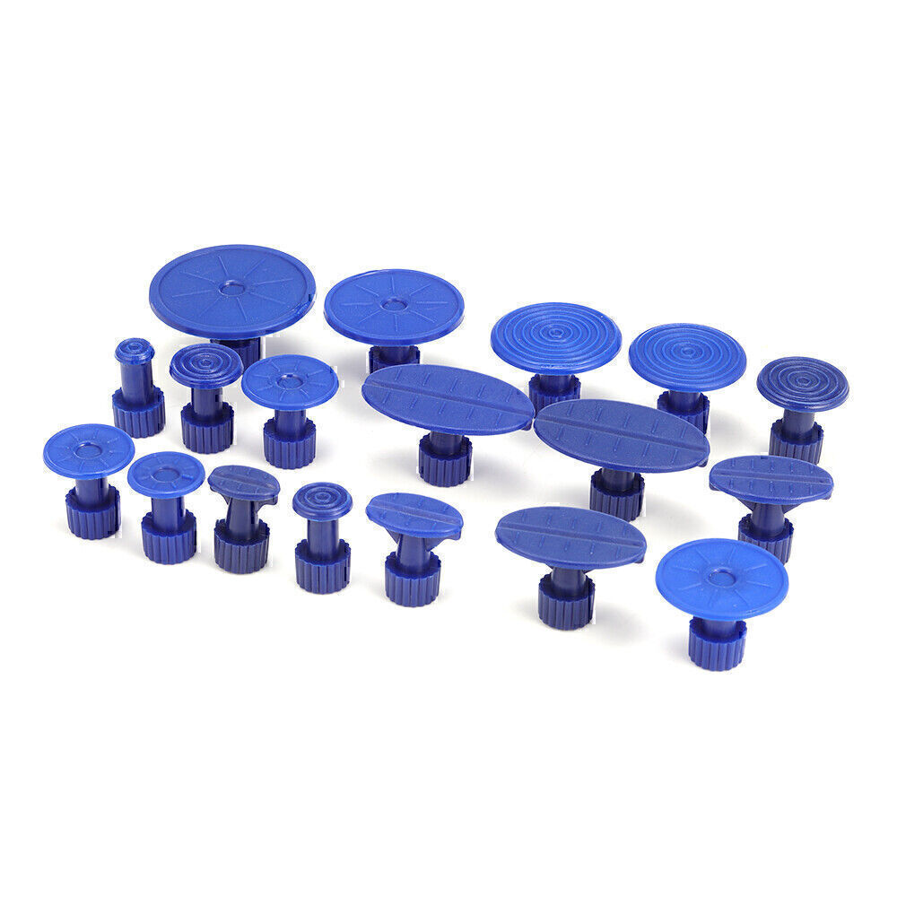 T-Bar Paintless Slide Hammer Dent Puller Repair Tool Removal Pulling Tabs Kit US