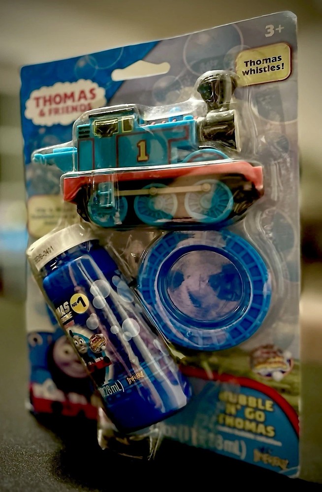 THOMAS TRAIN WHISTLE friends bubble-n-go BUBBLES dipper DIP solution SUMMER fun