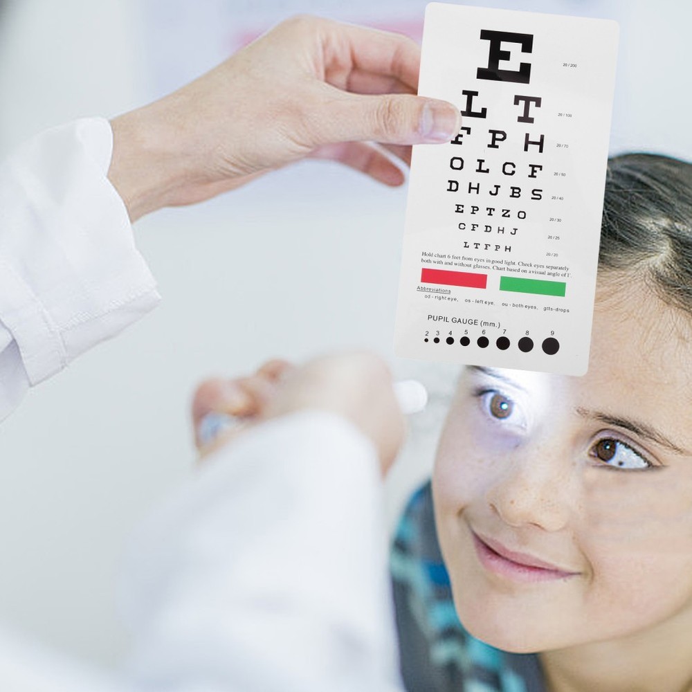 Vision Test Equipment Poster Optician Tools Visual Acuity