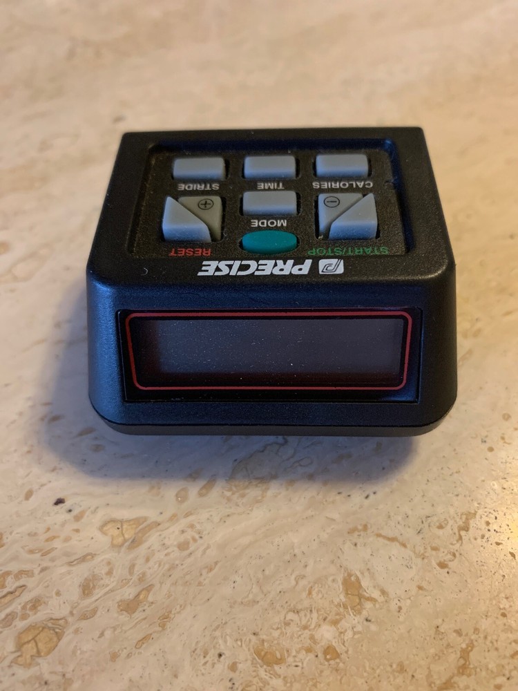 Precise Brand Battery Operated Hip Clip PEDOMETER With Light Flashes.