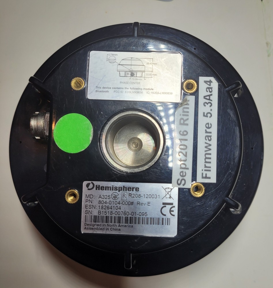 Hemisphere A325 GNSS Smart Antenna with Data Cable