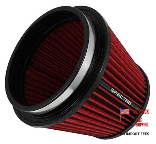 Universal Clamp-On Air Filter: High Performance, Washable Filter: Round