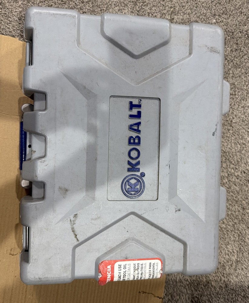 Kobalt Pneumatic Air Tool Kit - Impact Driver Hammer, Rotary- Missing tools