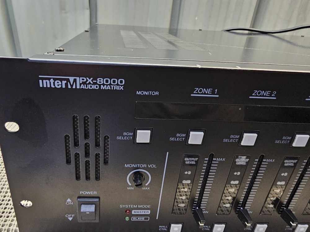 Inter-M PX-8000 8X8 Audio Matrix System/Controller Used