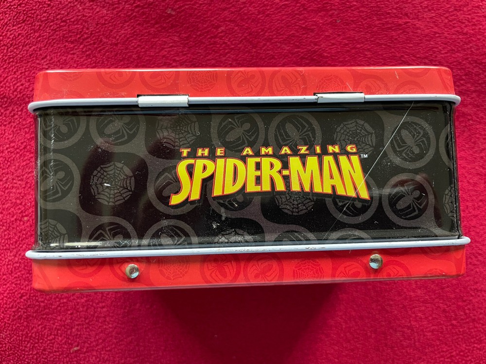 Amazing Spider-Man Mini Tin Mini Lunch Box Power Responsibility Marvel 2008