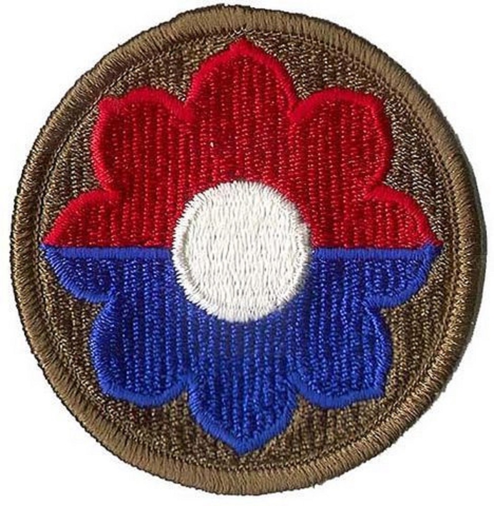 US ARMY 9TH INFANTRY DIVISION PATCH - FULL COLOR