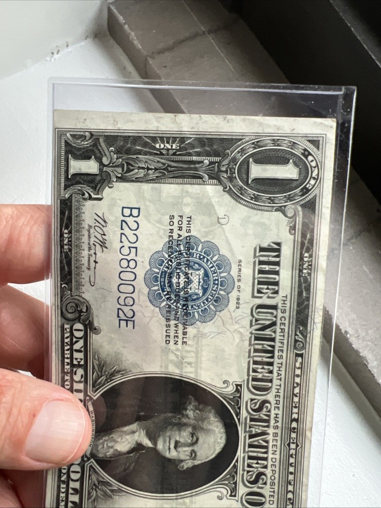 1923 One Dollar Silver Certificate Large Size $1