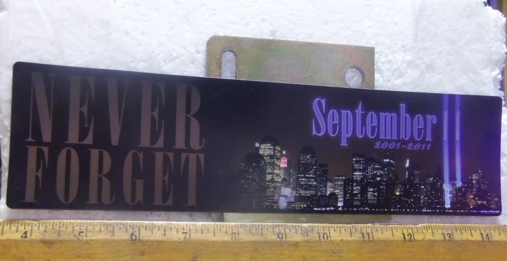 September 11, 2001 – Never Forget Bumper Magnet