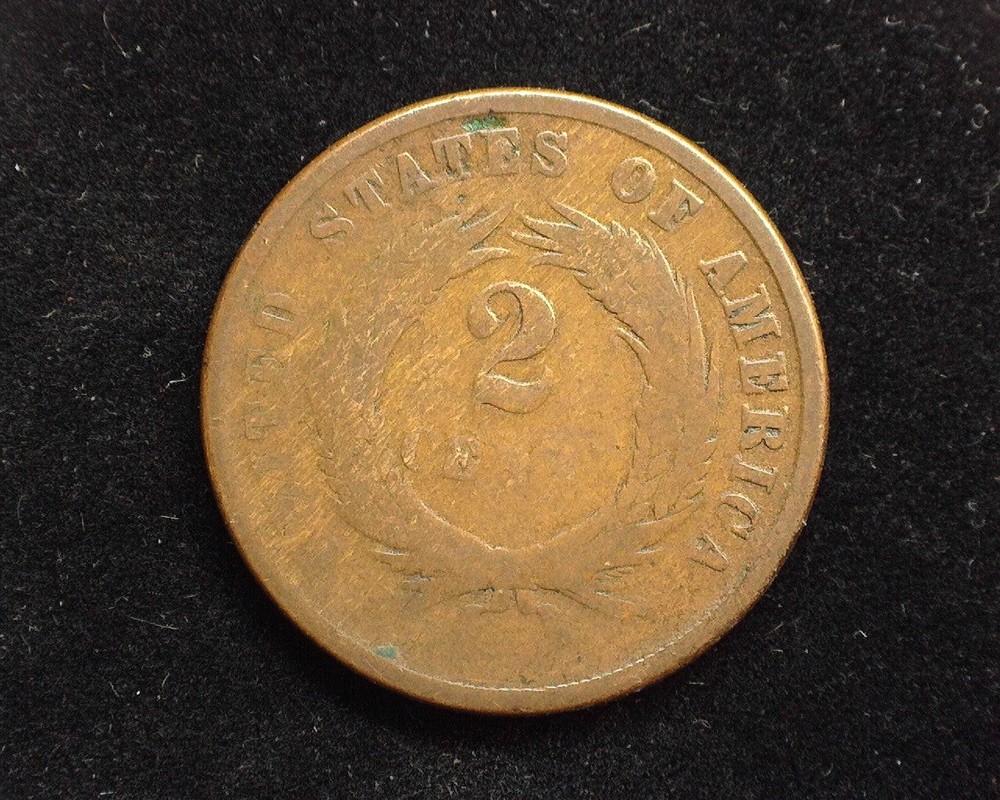 HS&C: 1864 Two Cent Piece AG/G - US Coin