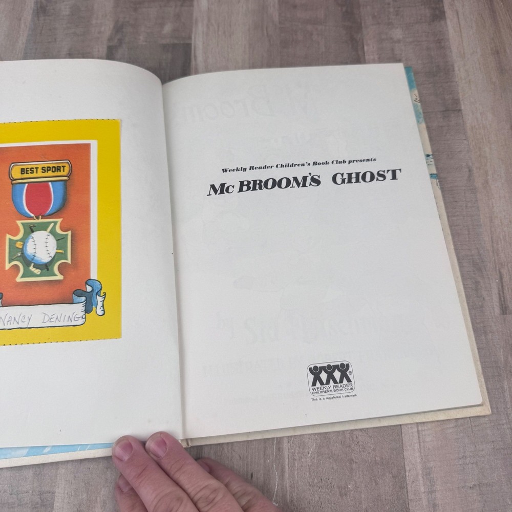 McBrooms Ghost Childrens Hardback Book 1971 Sid Fleischman