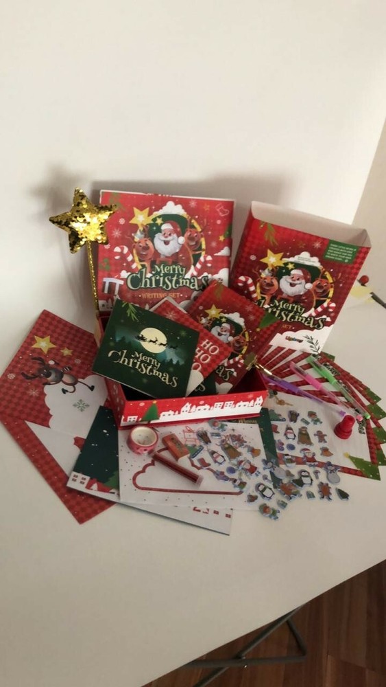 Christmas writing set