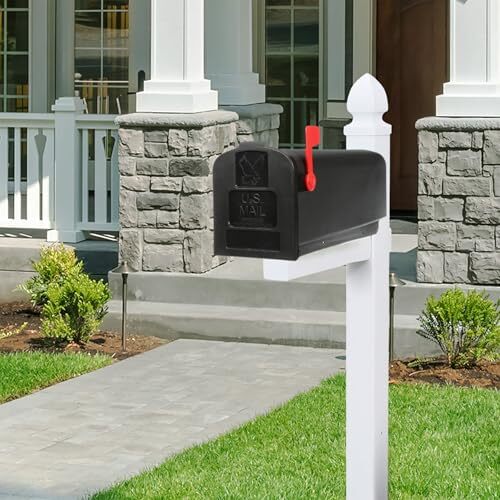 Architectural Mailboxes Parsons Medium Capacity, Plastic Post Assorted Colors