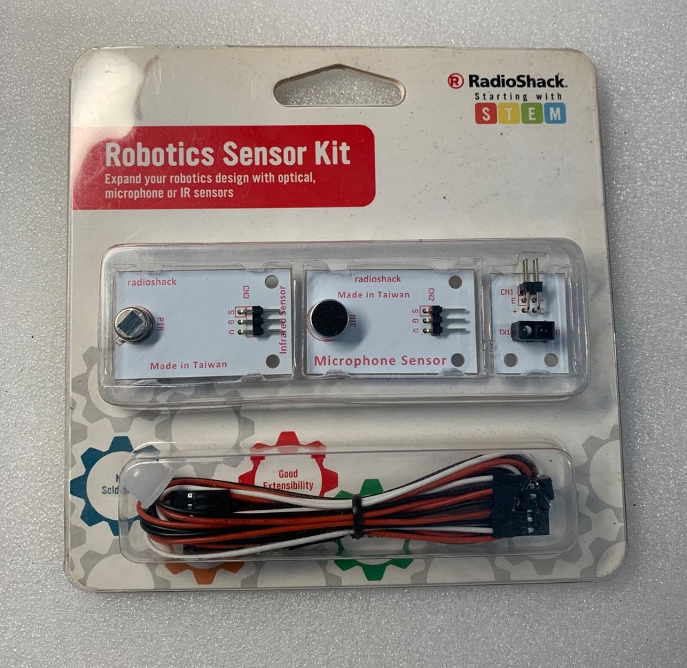 Radio Shack Optical Microphone IR Sensors Robotics Sensor Kit