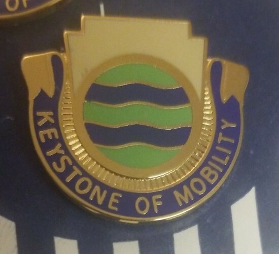 Authentic 362nd Quartermaster Battalion Unit Crest (Keystone of Mobility