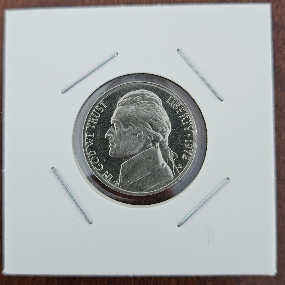 1972 S Jefferson 5 Cent Nickel BU Mint