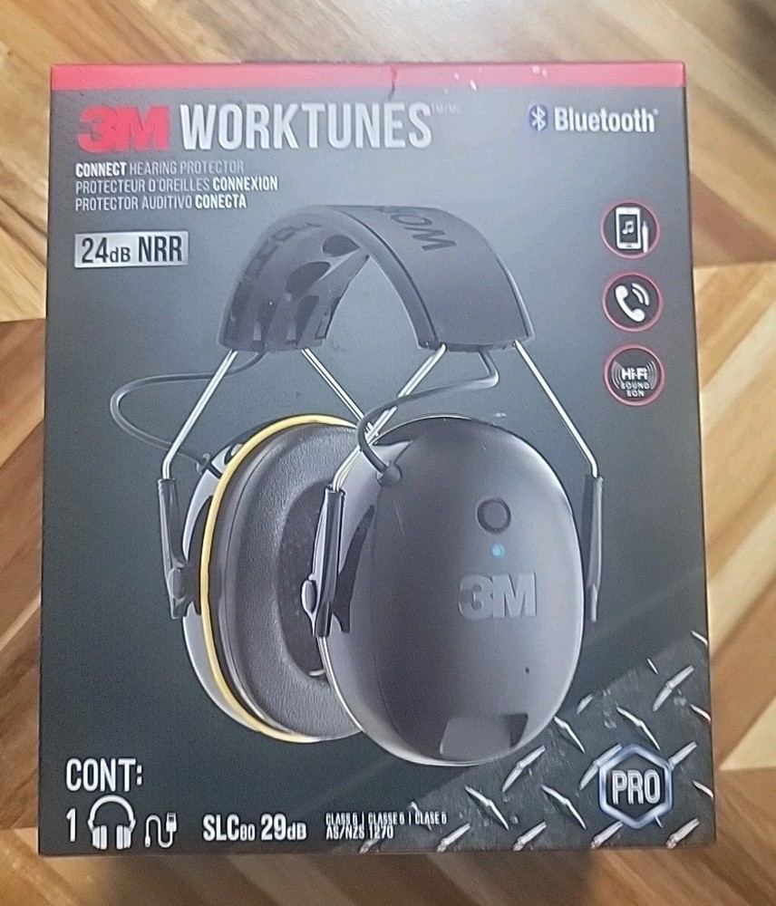 3M Pro Worktunes Wireless Hearing Protector Bluetooth - 90543H1-DC-PS