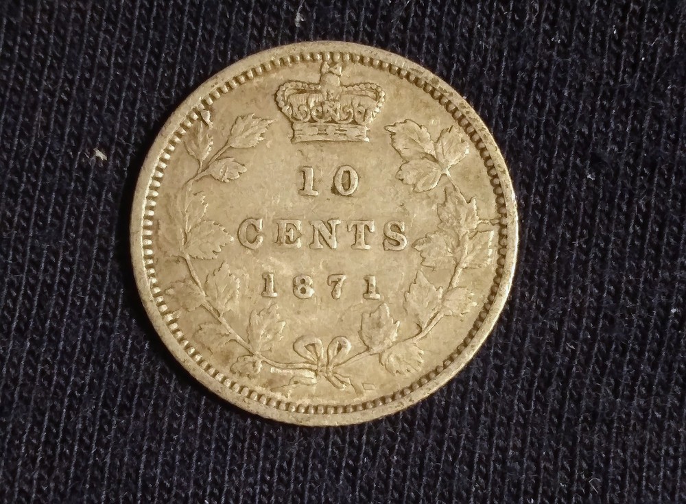 CANADA-1871 DIME-VF