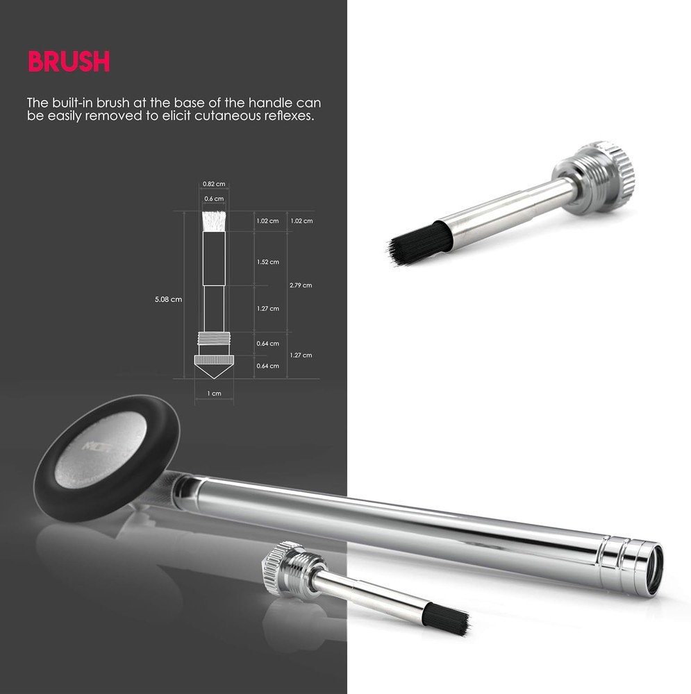 MDF Instruments, Babinski Telescoping 2.0® Neurological Reflex Hammer with Built