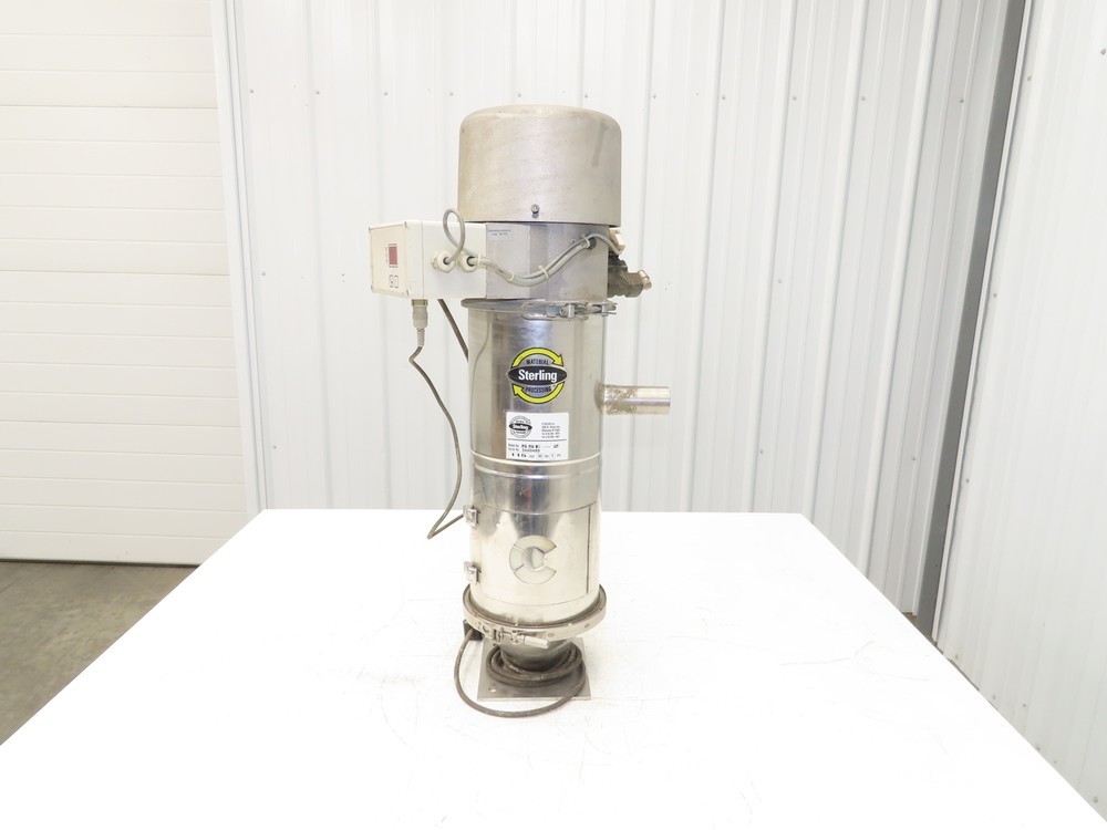 Sterling SSE-2 Stainless Conveying Hopper Loader Turbine Filter Unit 115V