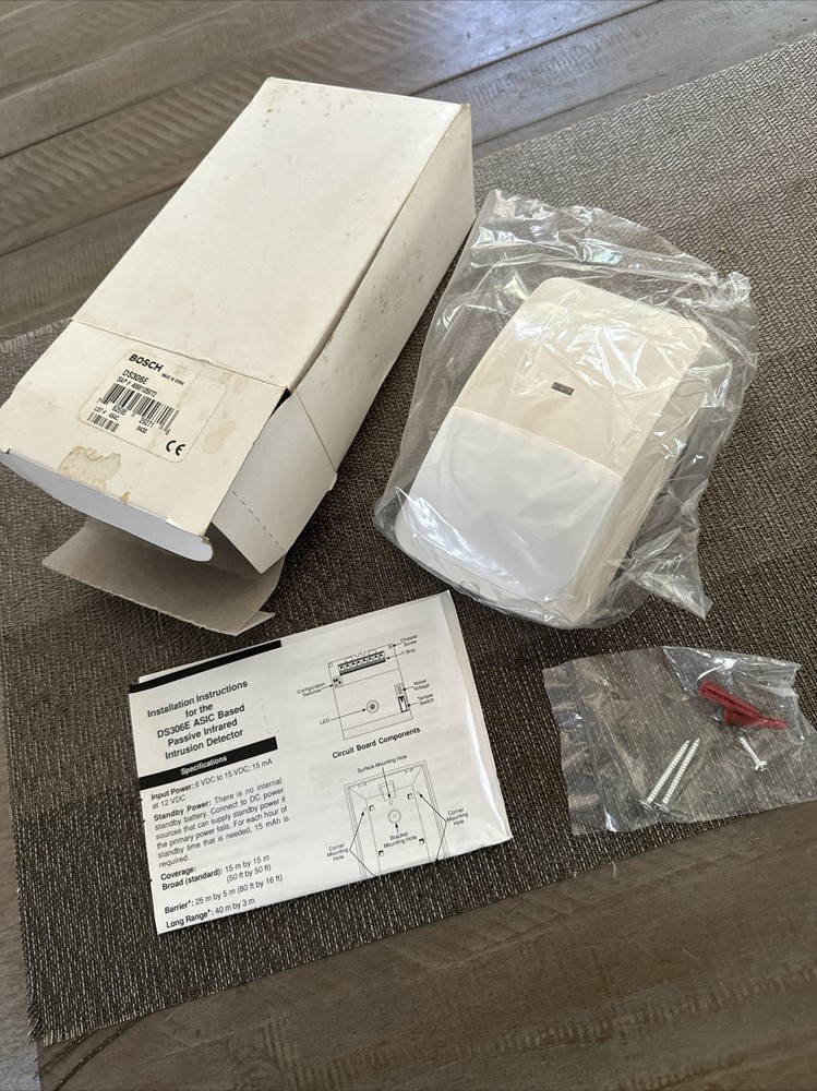 Bosch DS306E Motion Detector NEW Open Box