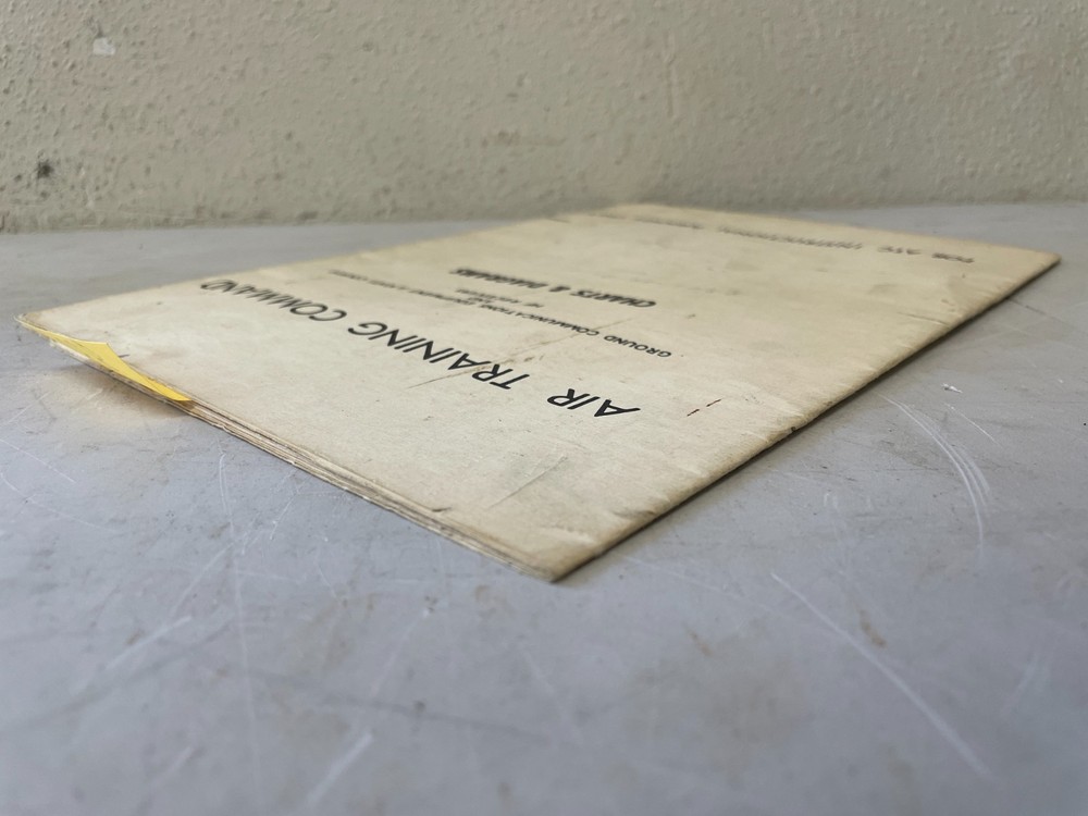 USAF Air Training Command HF Receiver Charts Ground Comms Book Manual