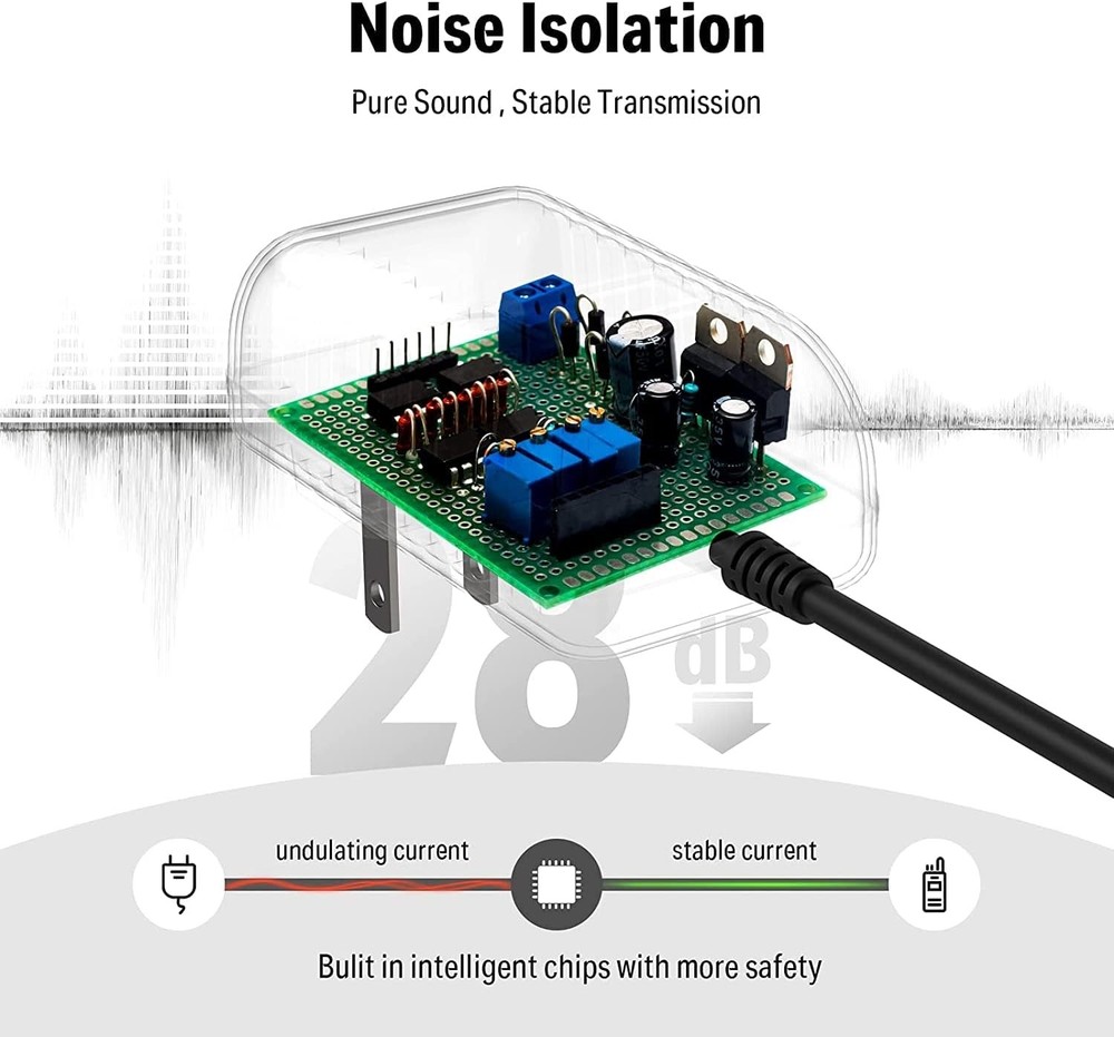 9V DC 1A Guitar Pedal Power Supply Adapter