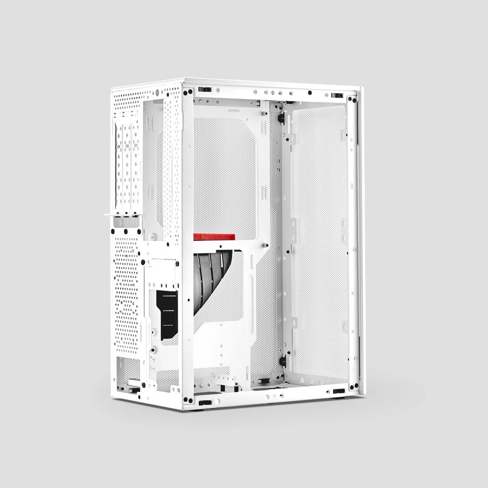 SSUPD Meshroom S V2 PCIe 5.0 Mini-ITX Mini Tower Computer Case - White
