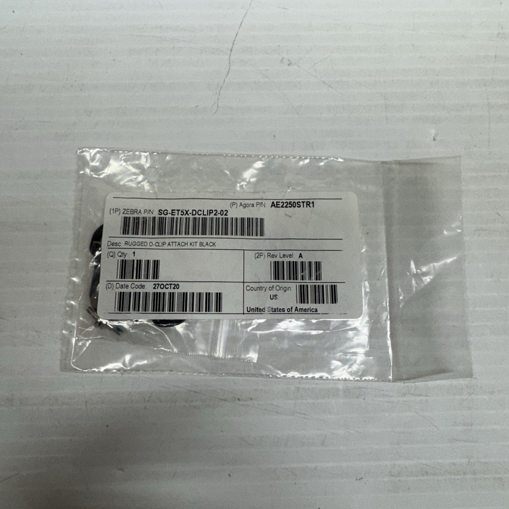 Zebra Rugged Frame D-Clips, SG-ET5X-DCLIP2-02