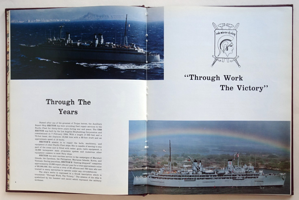 USS HECTOR AR-7 1977 WESTPAC CRUISE BOOK