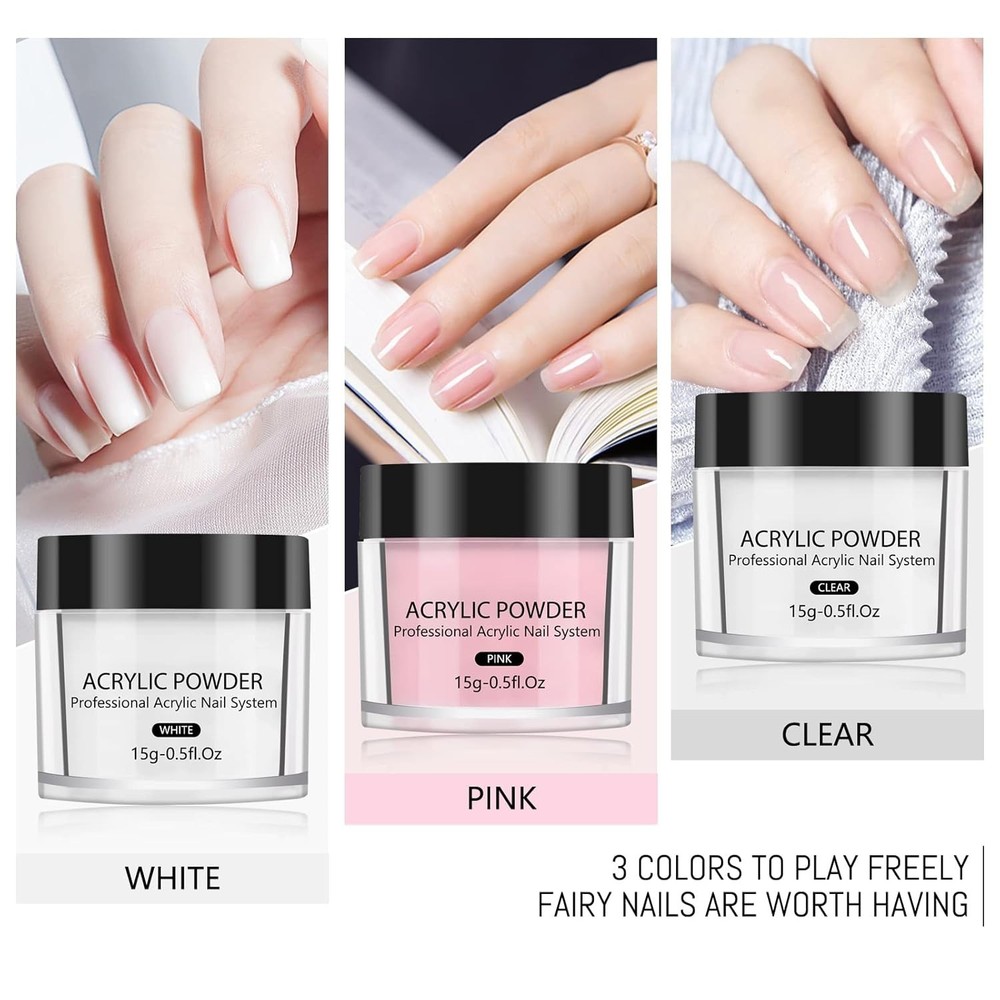 Pro Acrylic Nail Training Kit with Mannequin Hand, Drill & Everything Needed!