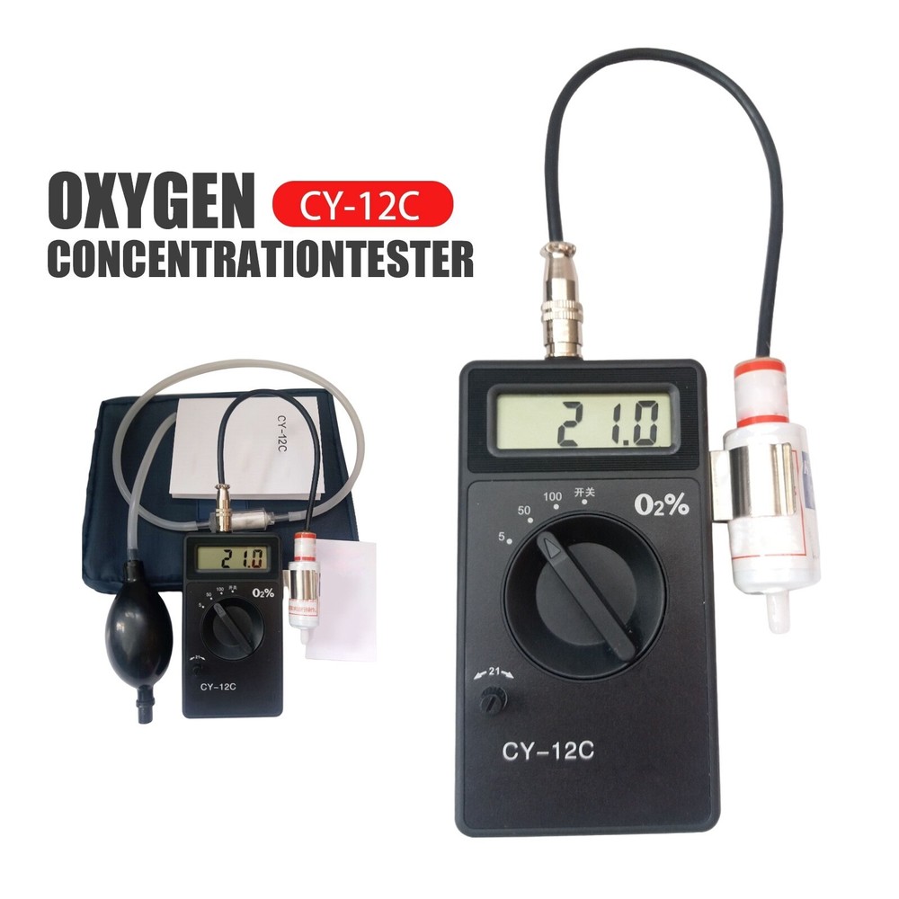 CY-12C Oxygen Concentration Tester Oxygen Purity Tester Meter Detector Analyzer