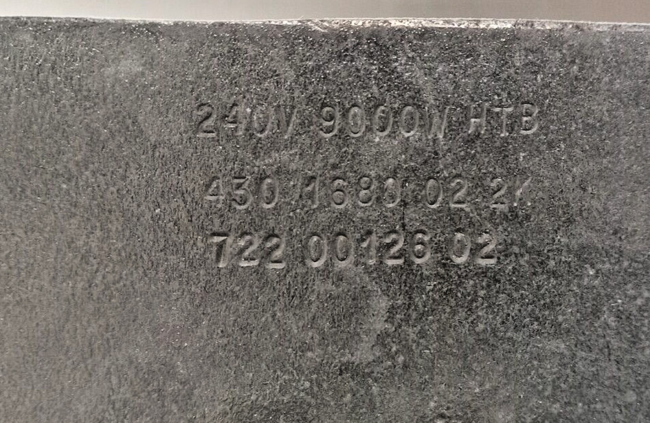 NEW IMMERSION HEATING ELEMENT 9000 WATT 240V 4301680022K / 7220012602